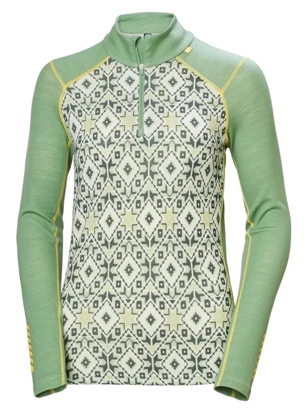 Helly Hansen Women's Lifa Merino Midweight Graphic 1/2 Zip Size Medium MSRP $120